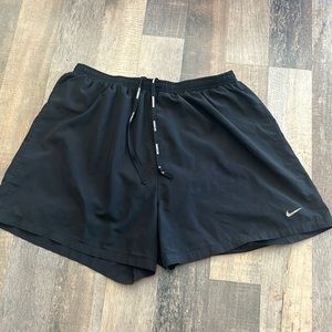 Women’s black Nike running shorts